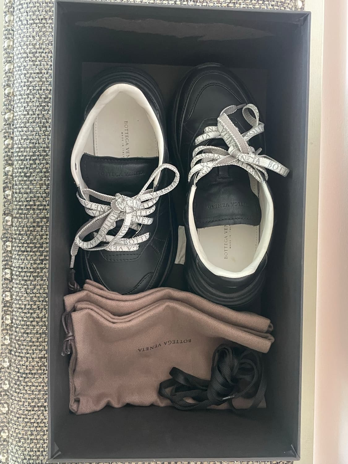 보테가베네타 스피드스터 블랙 스니커즈  상품이미지6