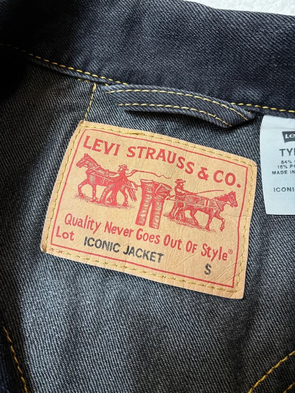 리바이스 00's 타입 1 아이코닉 데님 자켓 PN6388 상품이미지9