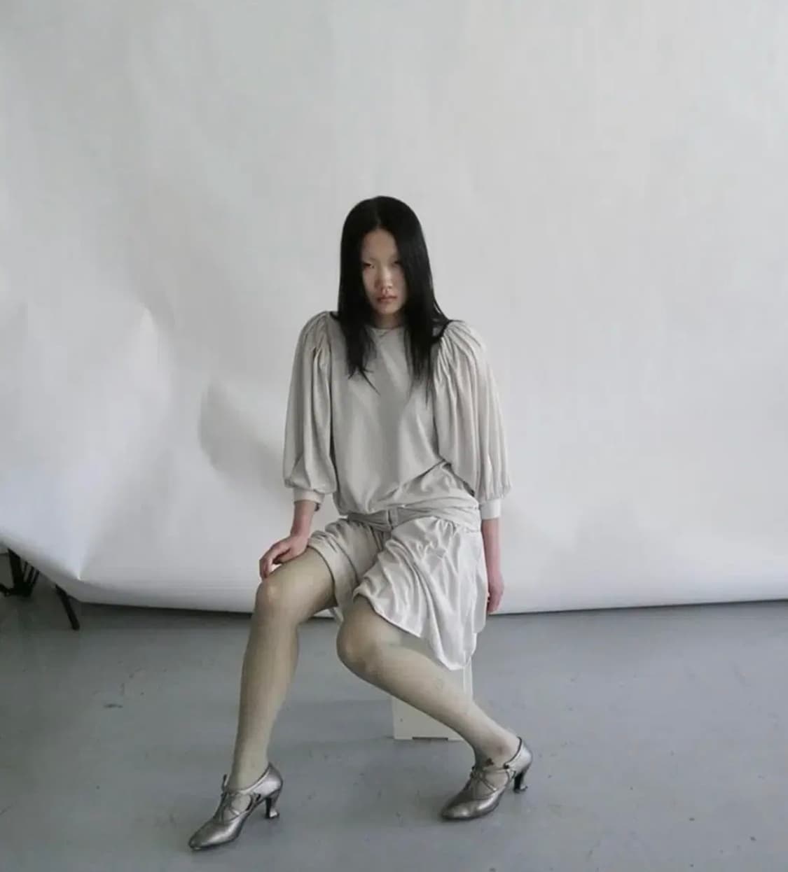 Eonts Art Nouveau dress sage green 상품이미지1