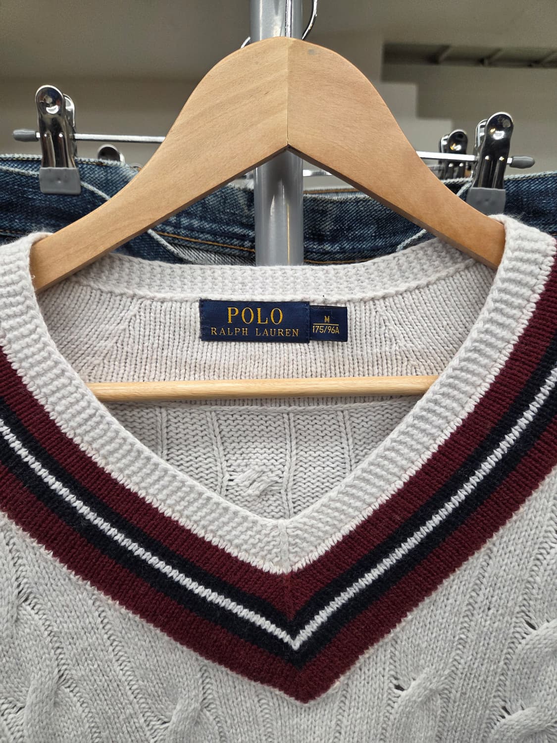 PRL 폴로 랄프로렌 코튼 캐시미어 크리켓 니트 상품이미지7