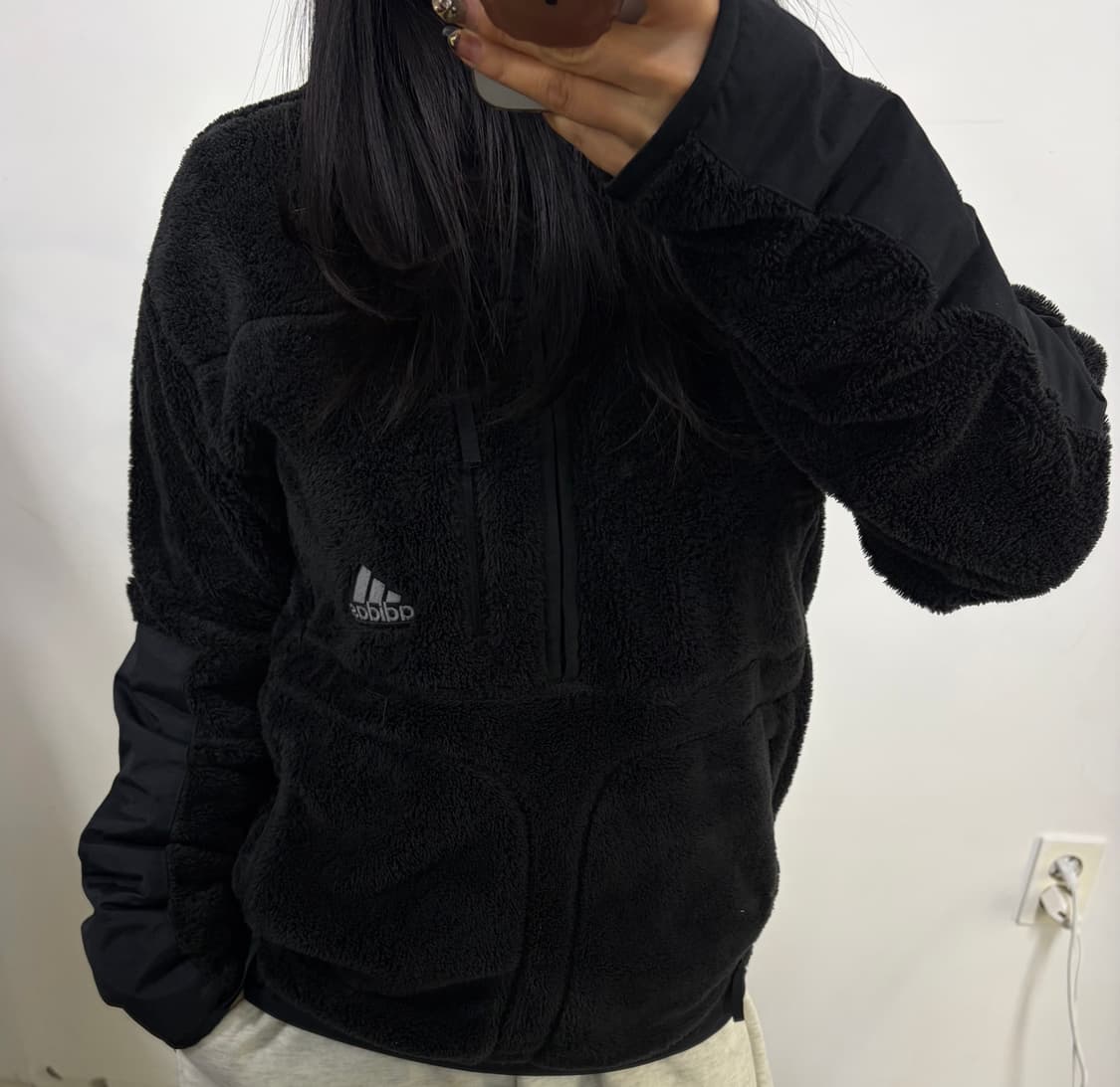 아디다스 후리스 반집업[1804] 상품이미지2