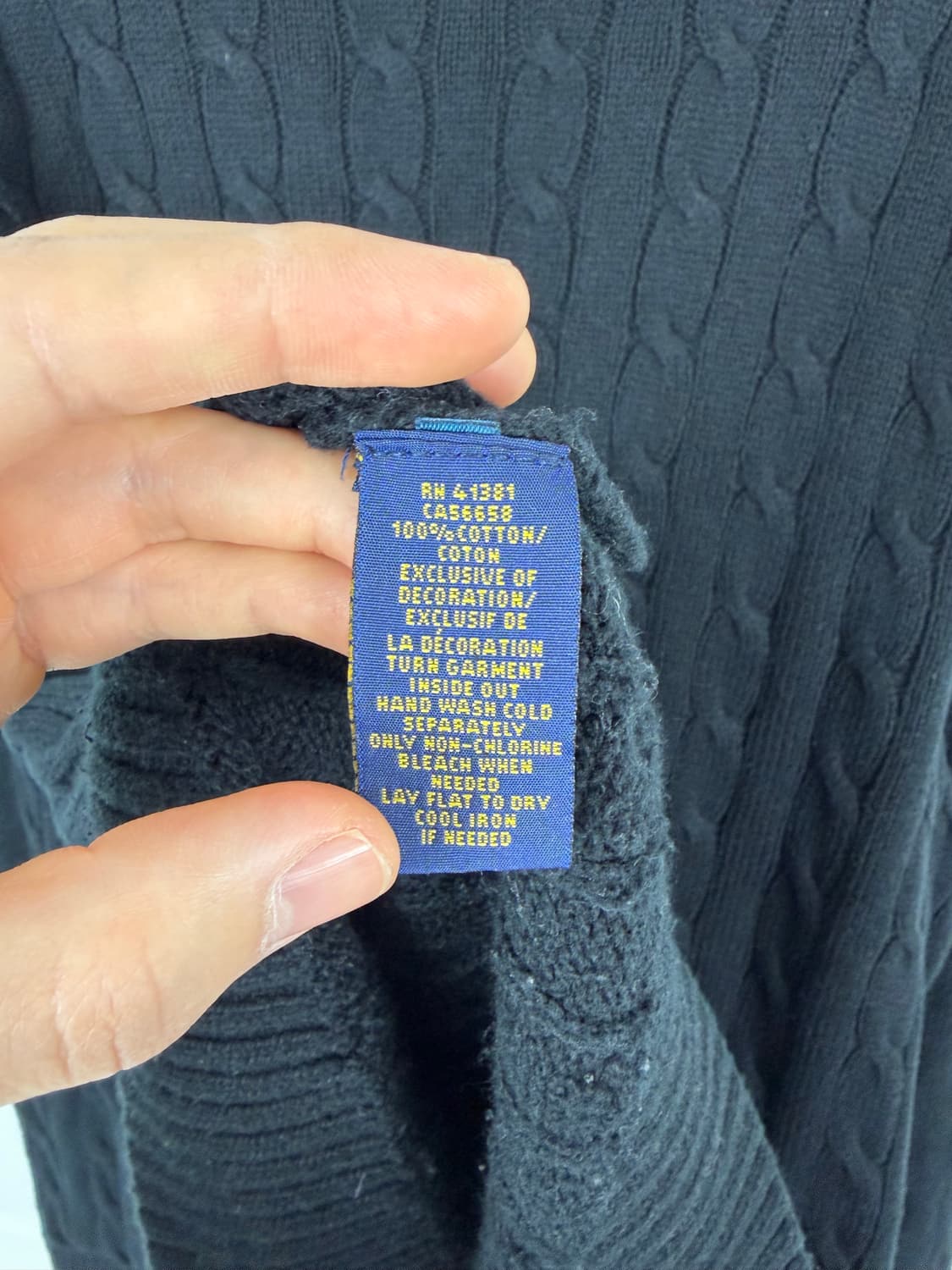 a162) 폴로랄프로렌 포니 케이블 니트 상품이미지6