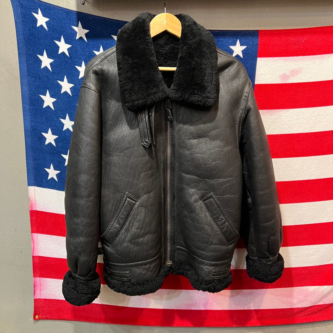 B-3 양가죽 양털 무스탕 상품이미지1