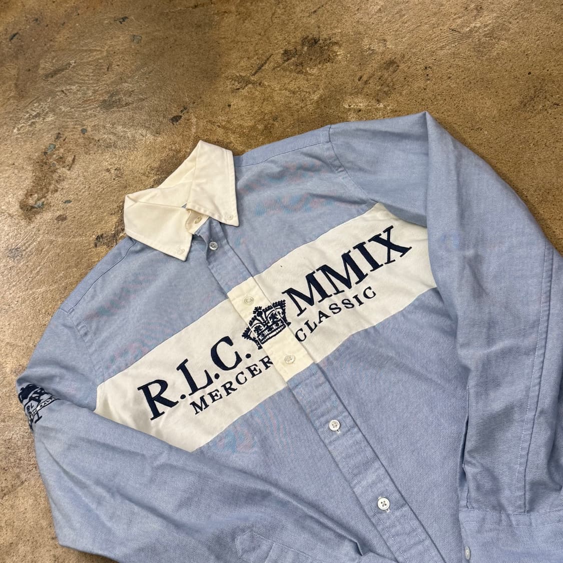 [정품/4] 폴로 랄프로렌  머서 클래식 셔츠 블루 b17 상품이미지1