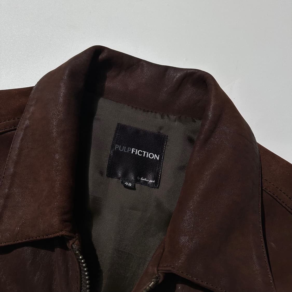 Pulp Fiction 레더 스웨이드 유틸리티 투웨이 싱글 자켓 상품이미지5