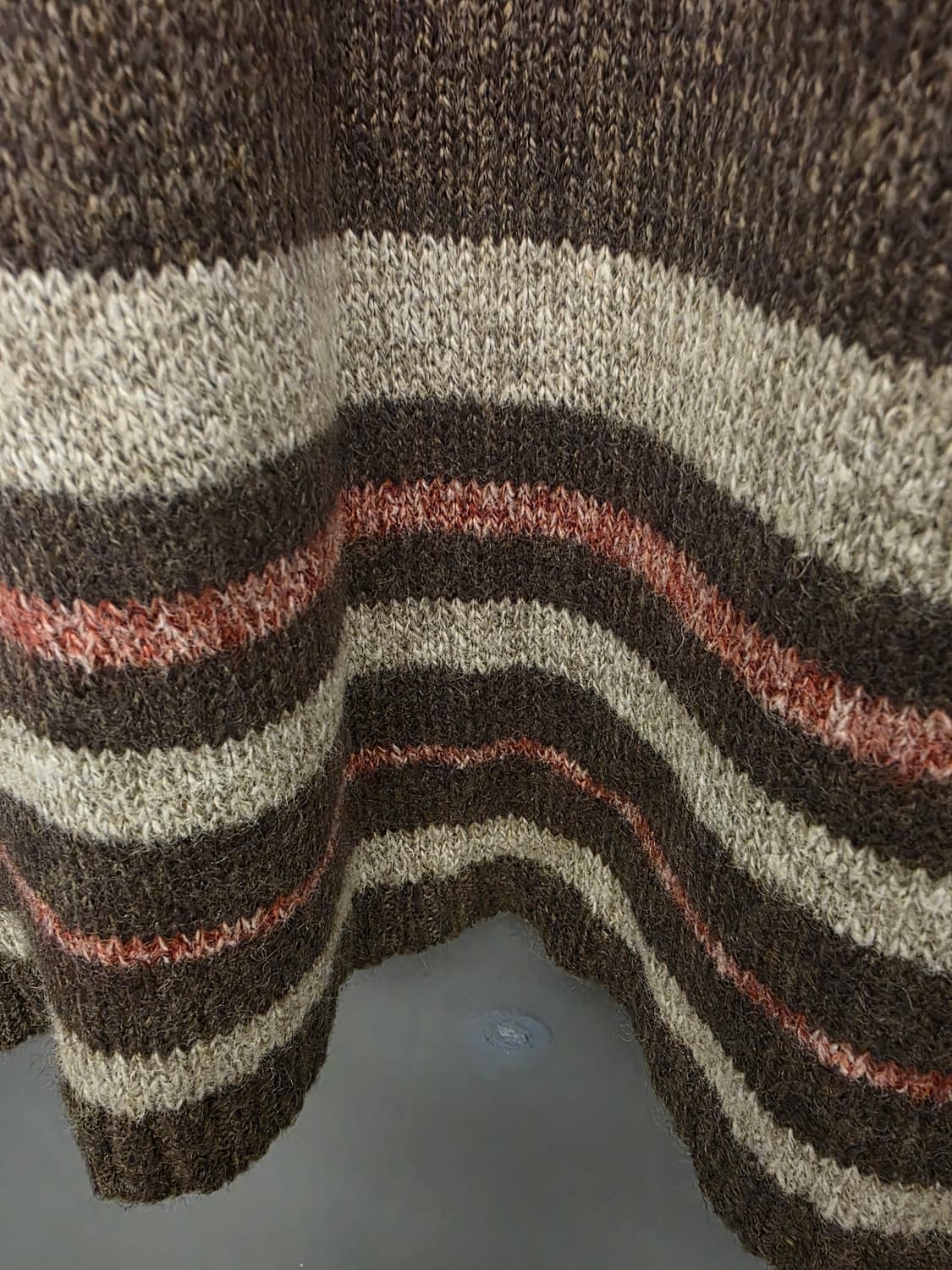 일본빈티지 브라운니트 상품이미지3