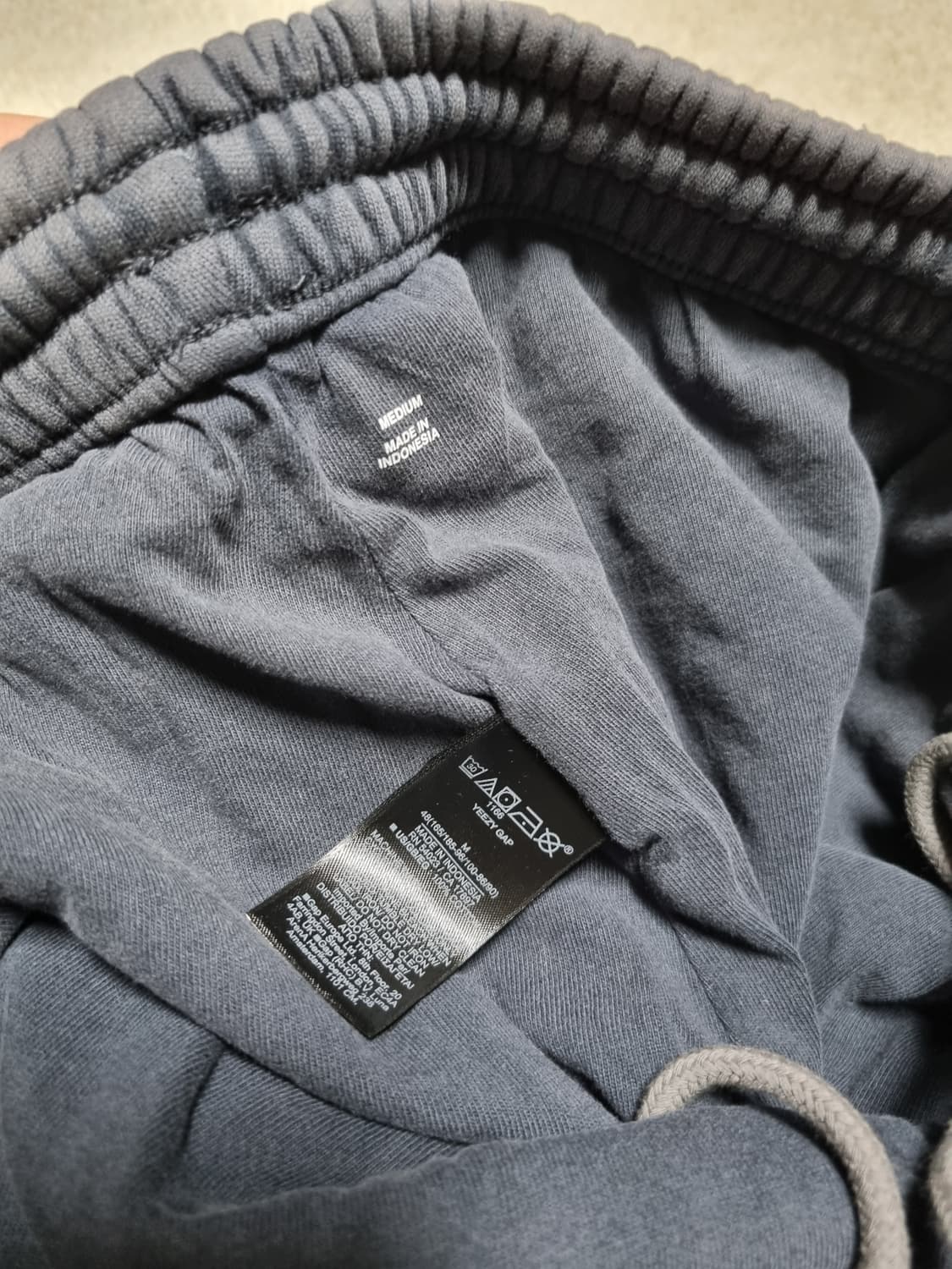 이지 갭 더블 레이어 헤비웨이트 스웻팬츠 포에틱 블랙 상품이미지4