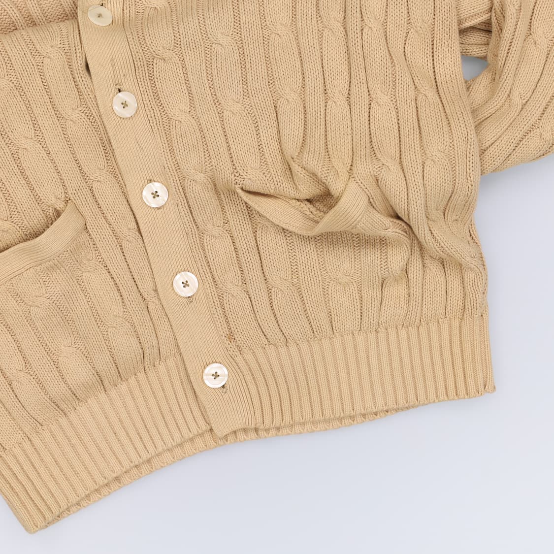 [XL] 빈폴 90s 빈티지 케이블 니트 가디건 3811 상품이미지8