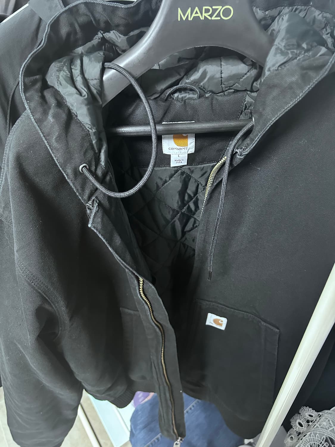 칼하트 퀼팅 후드자켓 디트로이드 상품이미지4