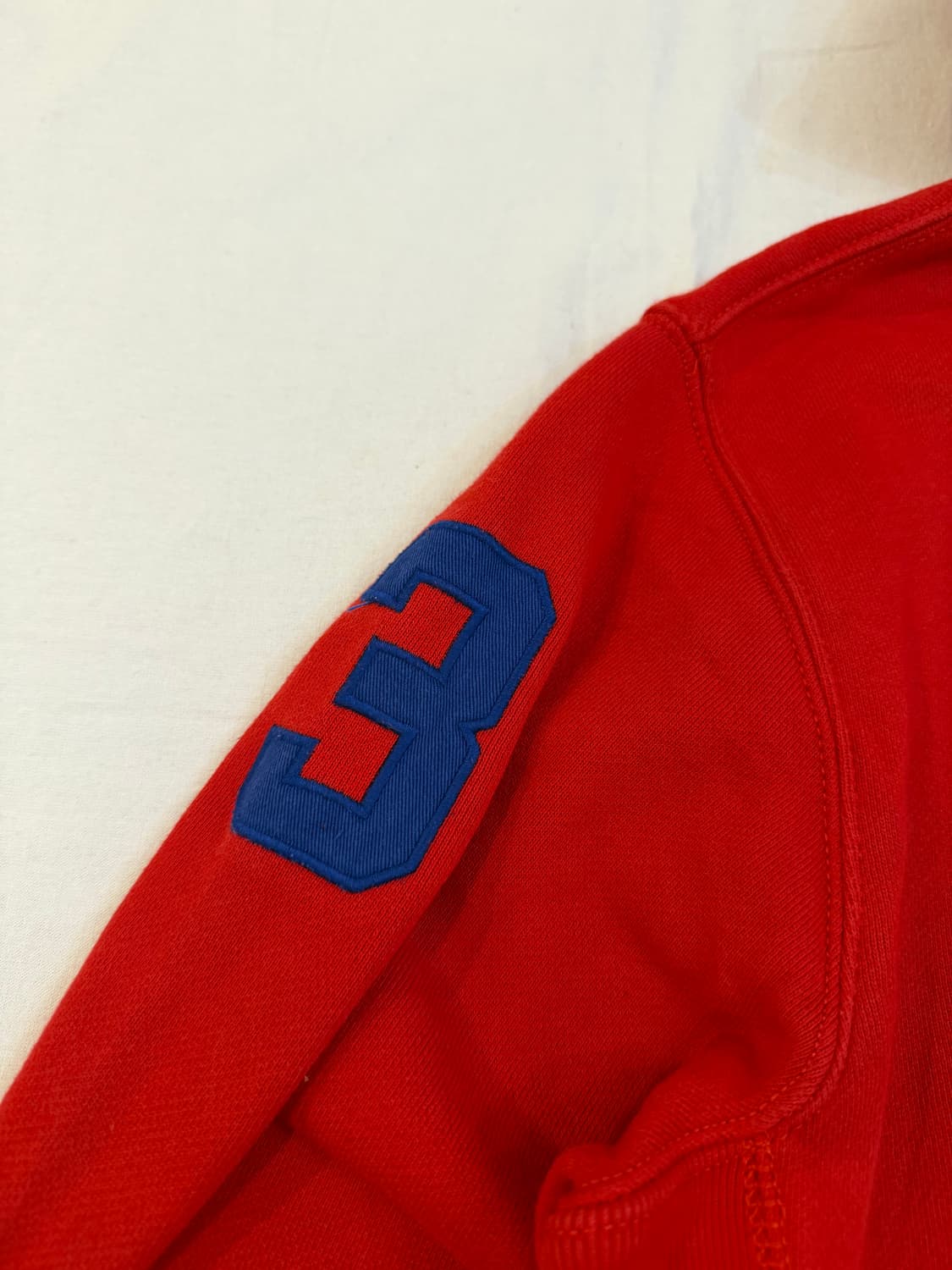 폴로 랄프로렌 빅포니 와플 후드티 버건디 레드 상품이미지3