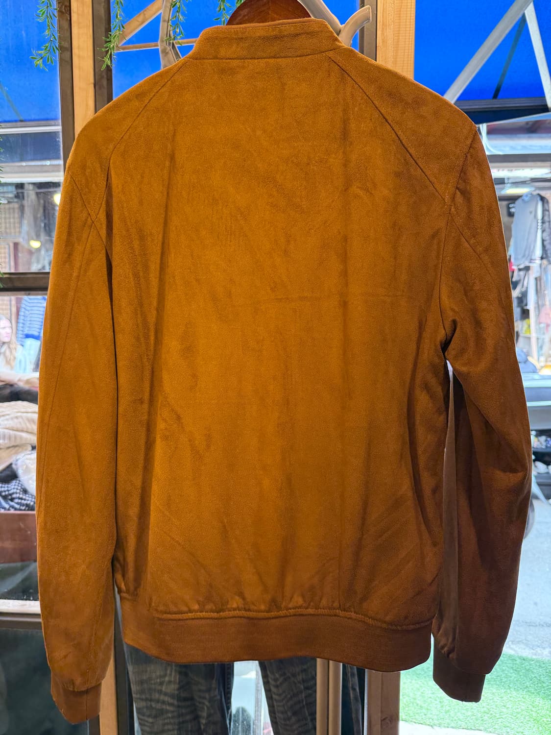 자라맨 페이크 스웨이드 봄버 자켓 상품이미지4