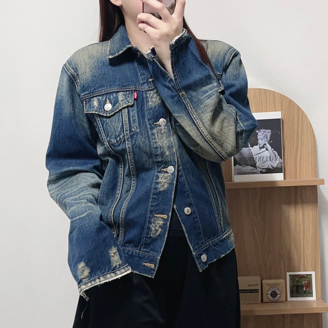 [정품] 리바이스 70505 중청 워싱 데님자켓 [ 실확 ] 상품이미지2