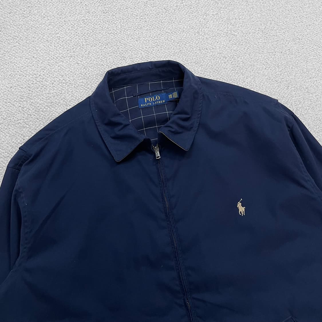 폴로 랄프로렌 포니 로고 폴리쉘 블루종 자켓 네이비 상품이미지2