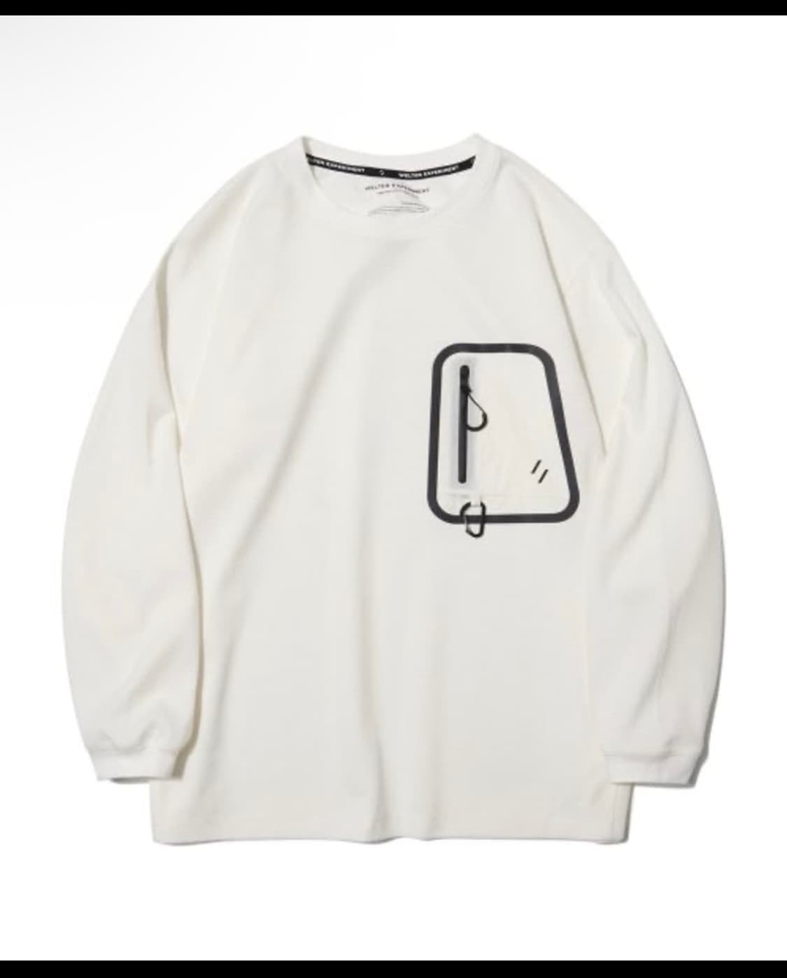 웰터익스페리먼트 아웃포켓 롱슬리브 화이트 L사이즈 상품이미지1