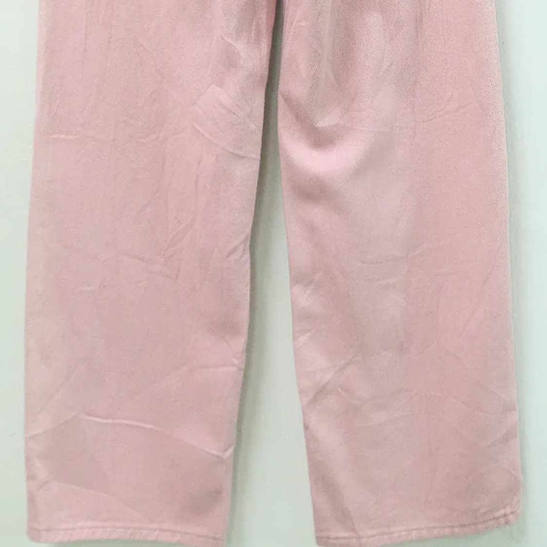 핑크 피그먼트  와이드 코튼 팬츠 61404 상품이미지7