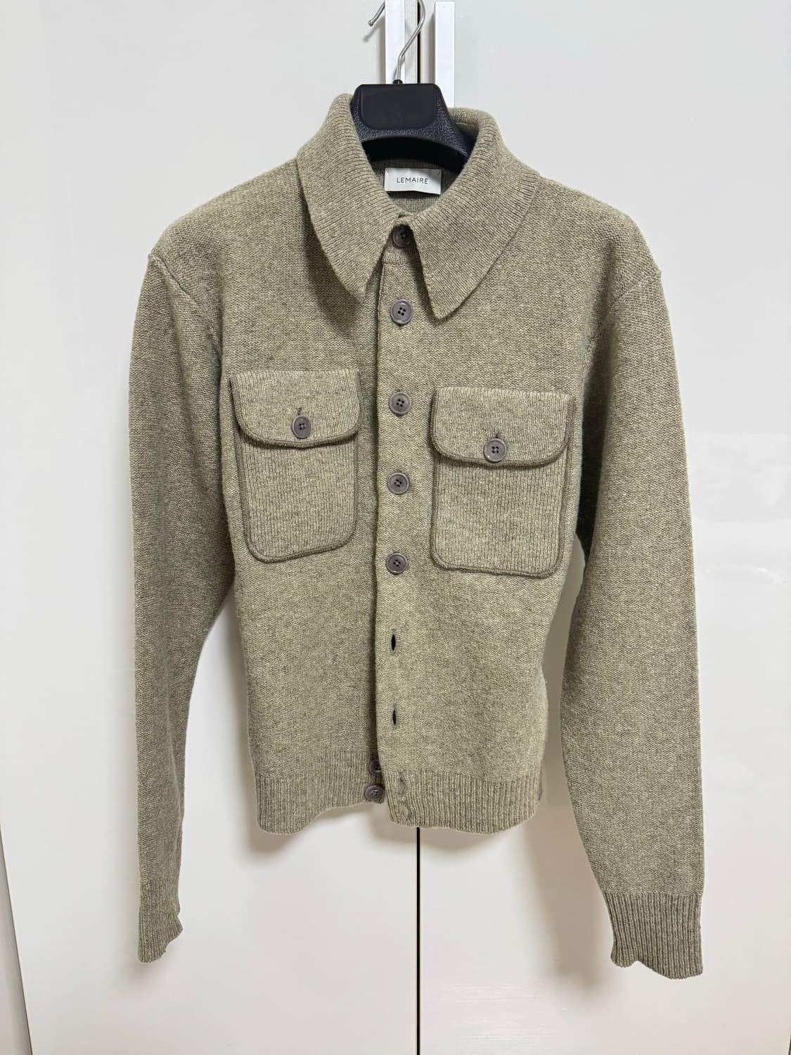 Lemaire fitted cardigan S  르메르 니트 가디건 상품이미지1