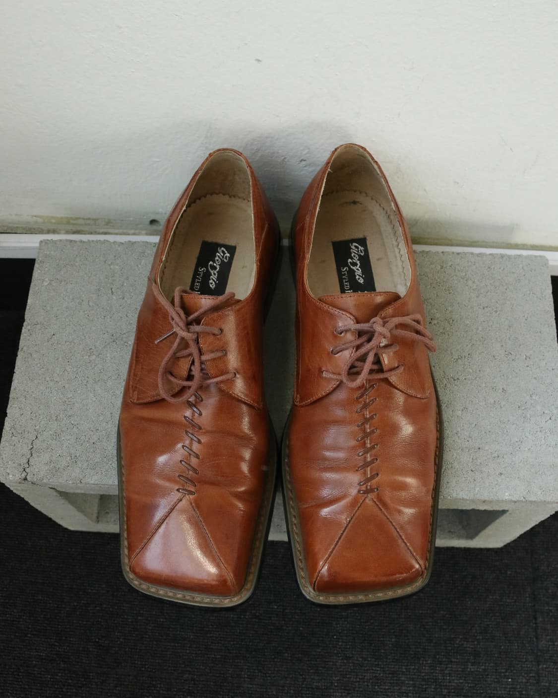 레더 스퀘어토 드레스 슈즈 상품이미지1