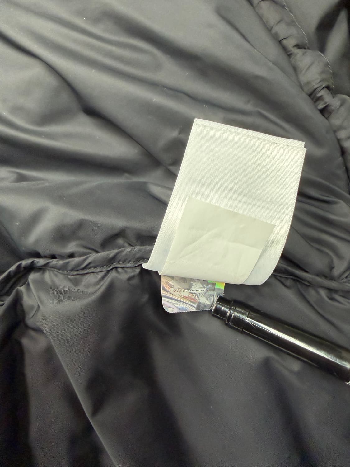 [M]슈프림x노스페이스 스플릿 눕시 블랙 24ss 상품이미지7