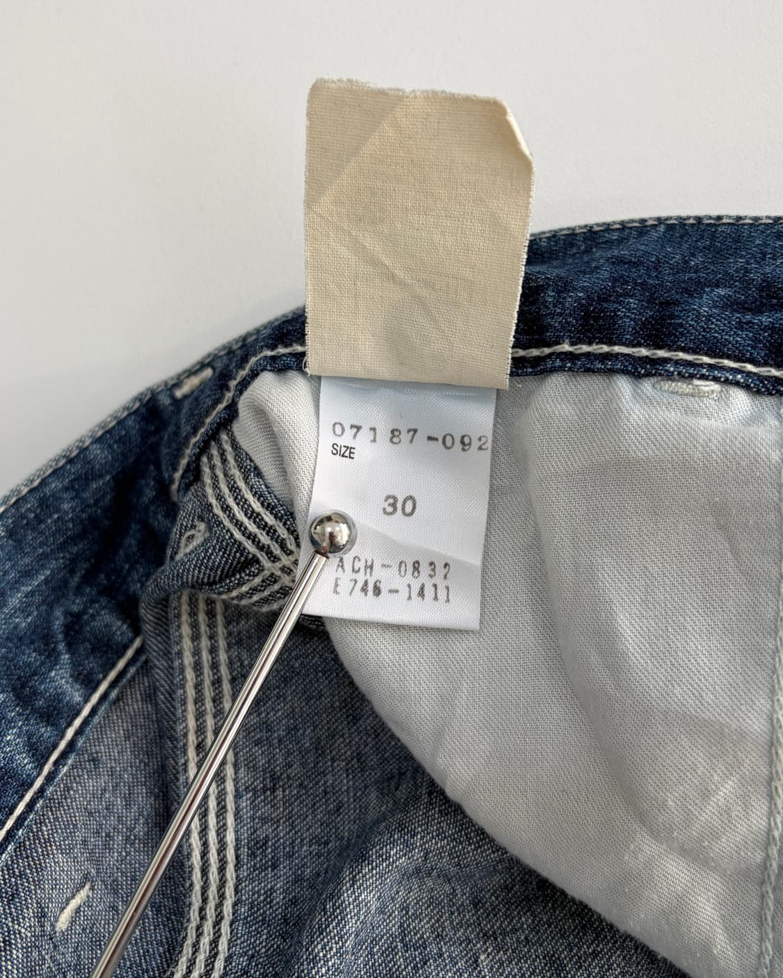 [28인치]칼하트 JPN 카펜터 버뮤다 데님 팬츠 상품이미지8