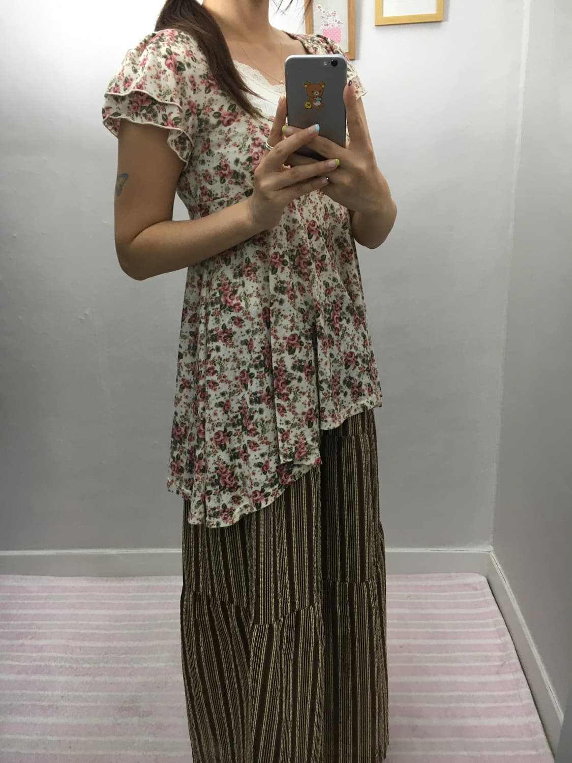 플라워 언발 블라우스 상품이미지10