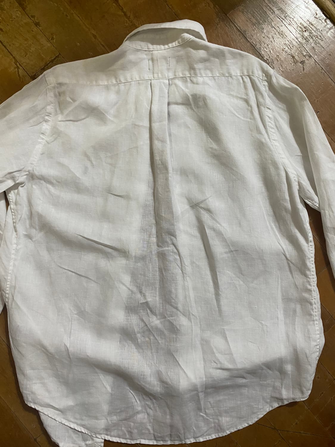 폴로 랄프로렌 린넨 화이트 셔츠 L (105) 상품이미지7