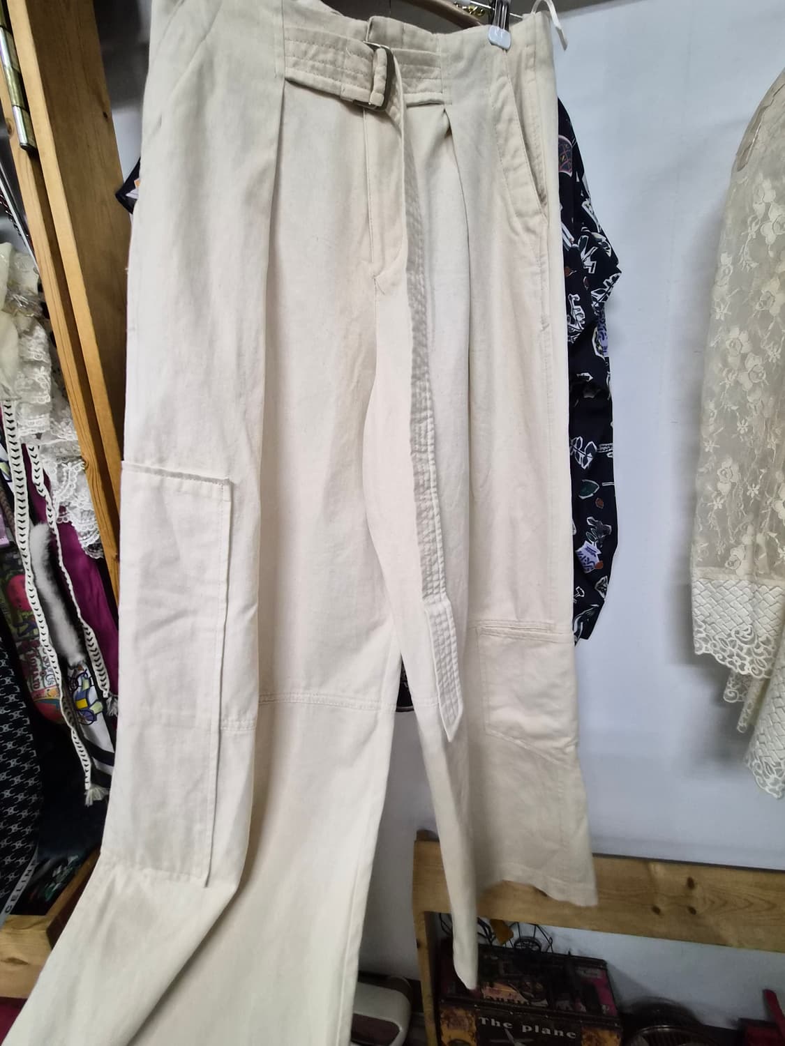 베네통 프릴 블라우스. 자라 와이드 카고팬츠 상품이미지8