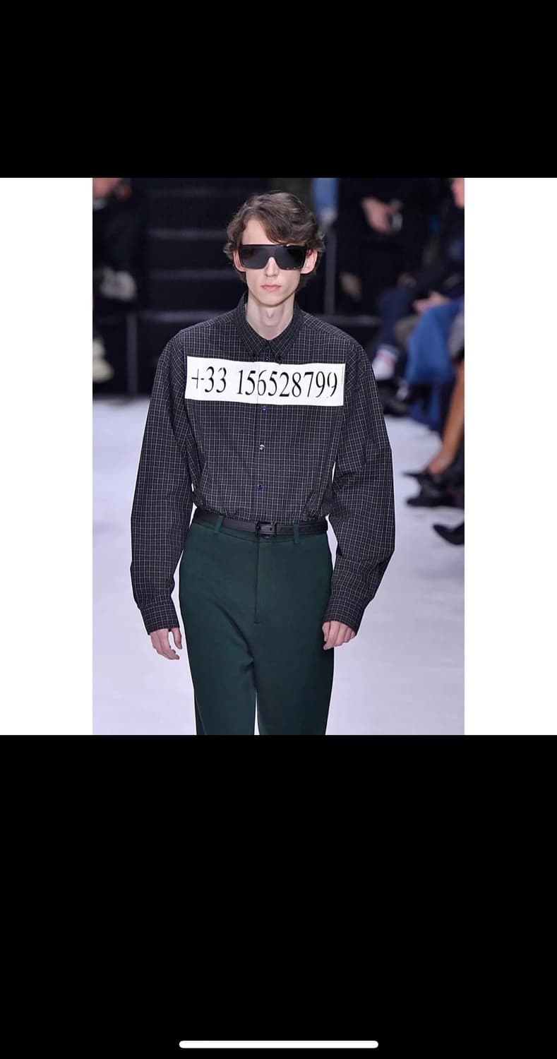 발렌시아가 핫라인 체크 셔츠 상품이미지1