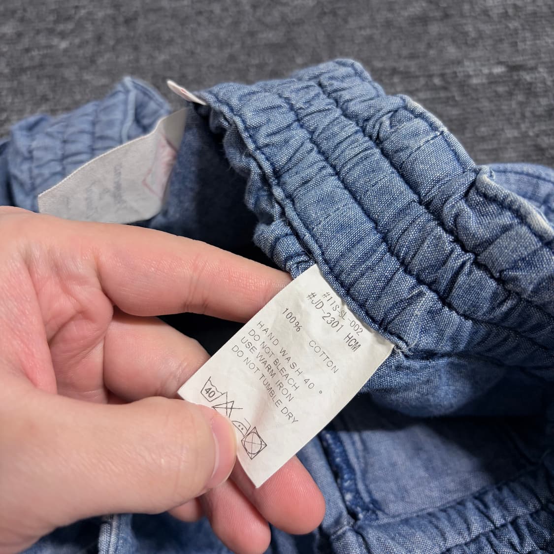 단톤 데님 쇼츠 상품이미지4