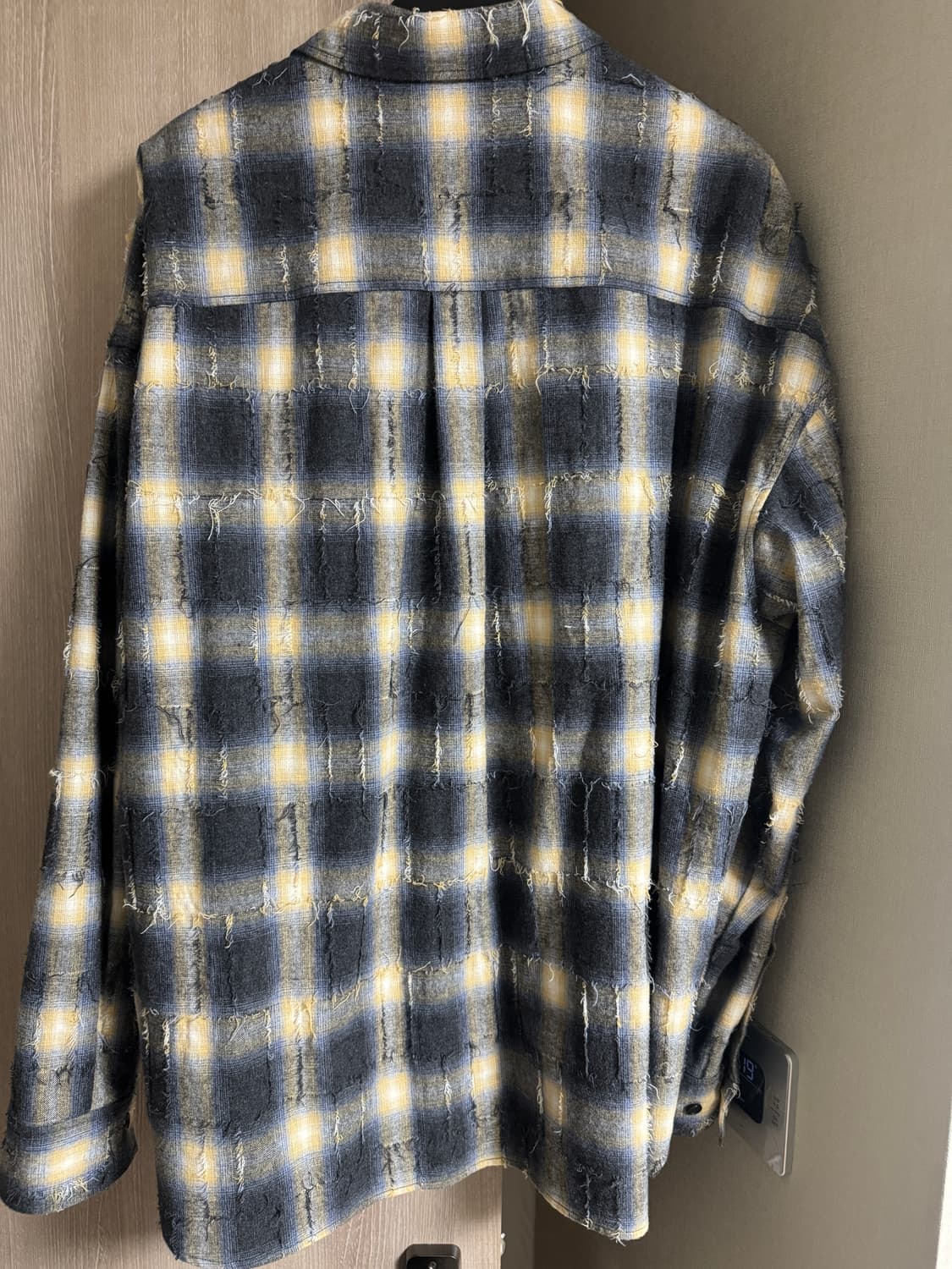 준지 25fw 그리드 옐로우 셔츠 50 상품이미지4