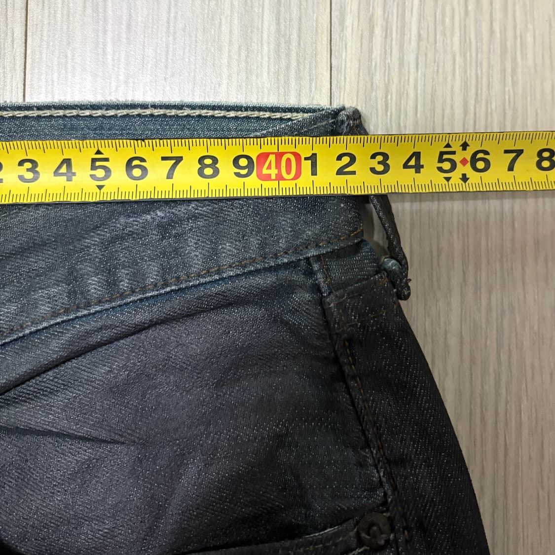 리바이스 501 왁스코팅진 데님 상품이미지4