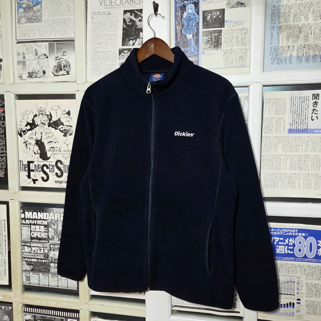 디키즈 네이비 후리스 집업 상품이미지1