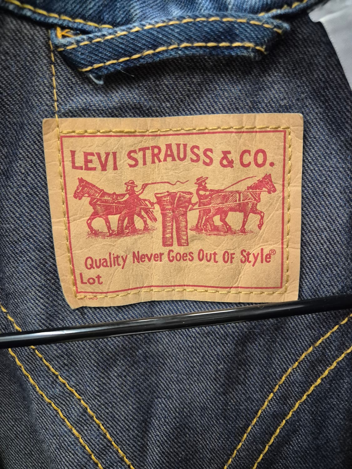 리바이스 TYPE 1 아이코닉 데님 자켓 L 상품이미지4