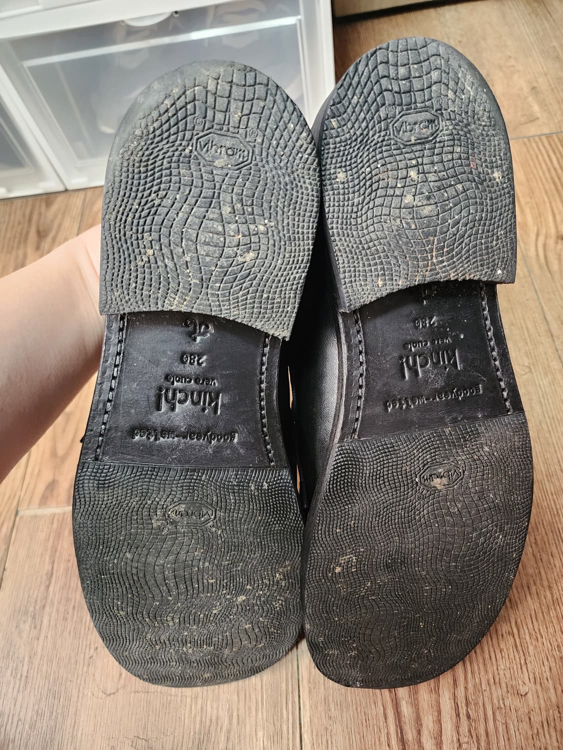 [280] 킨치 GRAINY 547(a) VIBRAM 블랙 상품이미지6