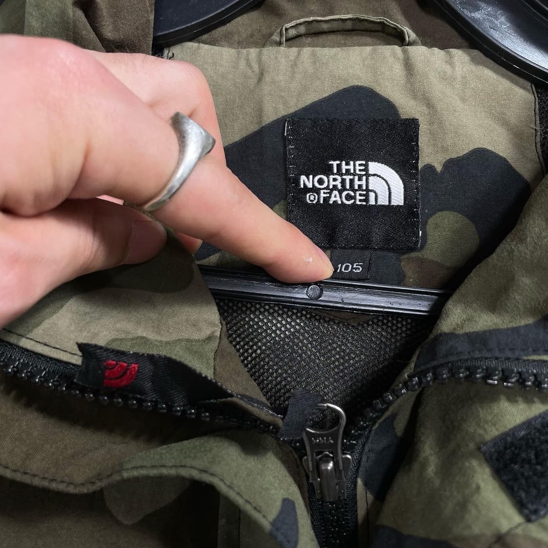 노스페이스 밀리터리 카모 바람막이 상품이미지6