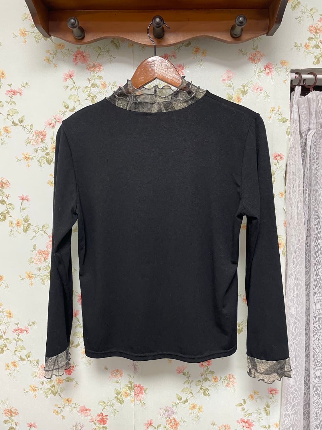 시스루 포인트 롱슬리브 상품이미지2