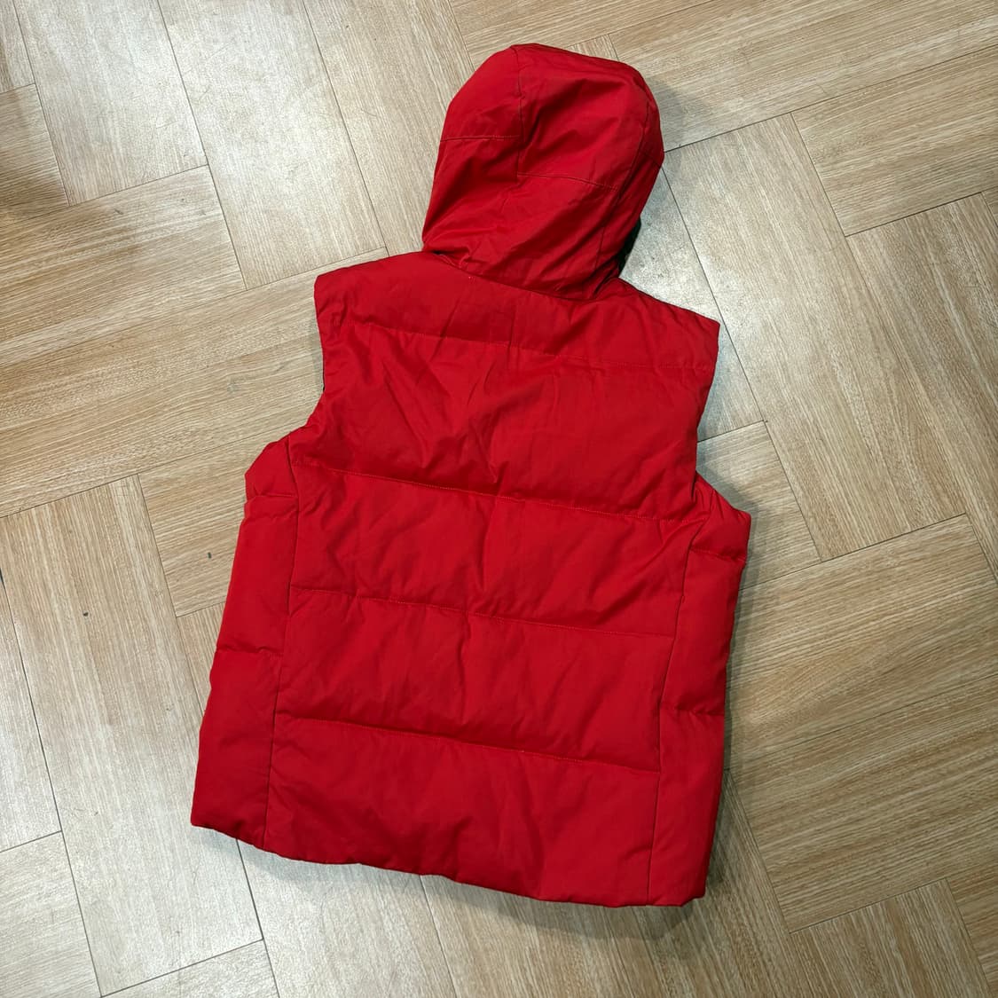 폴로 바이 랄프로렌 빅포니 레드 다운 베스트 상품이미지4