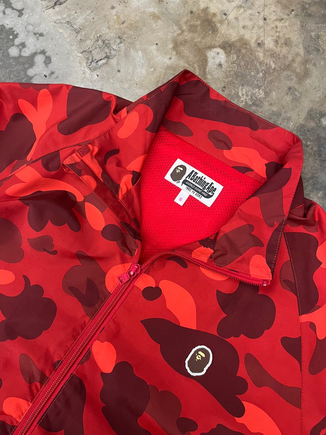 베이프 적계 바람막이 S 상품이미지3