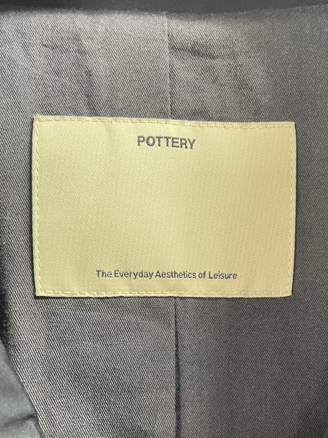 24ss 포터리 네이비 싱글 트렌치 맥코트 (on.402) 상품이미지3