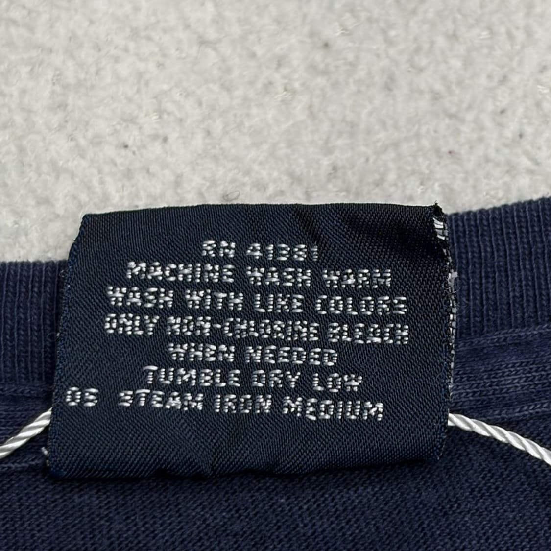 POLO 네이비 포켓 티셔츠 M 상품이미지5