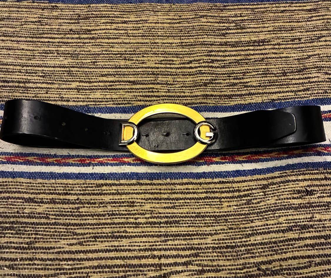 (26~33)D&G 돌체앤가바나 이태리 빅버클 레더벨트 가죽벨트 상품이미지1