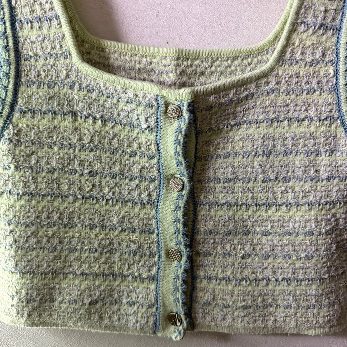 썰스데이아일랜드 컬러 스트라이프 뷔스티에  T222MVT132W 상품이미지3