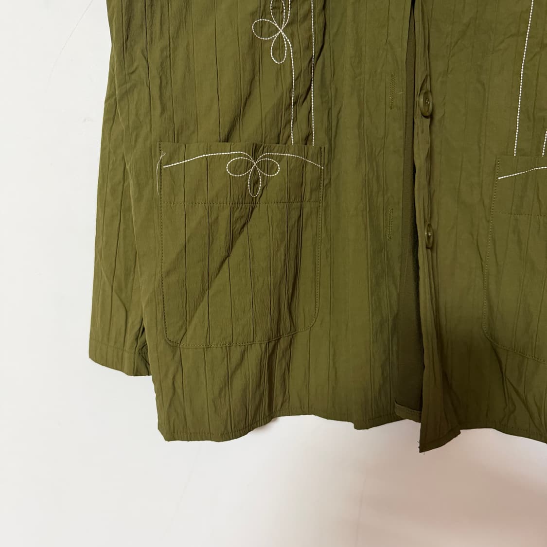 새상품 남자 퀄팅 루즈핏 자켓 (카키) 상품이미지2