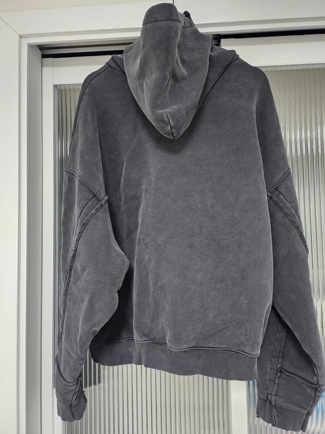 [M]코드 다이아 패치 후드 집업  상품이미지4