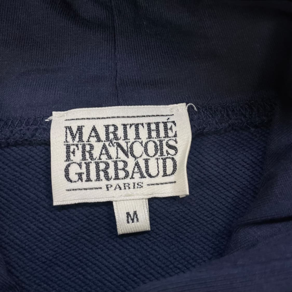 마리떼프랑소와저버 스펠 로고 후드티 네이비 상품이미지4