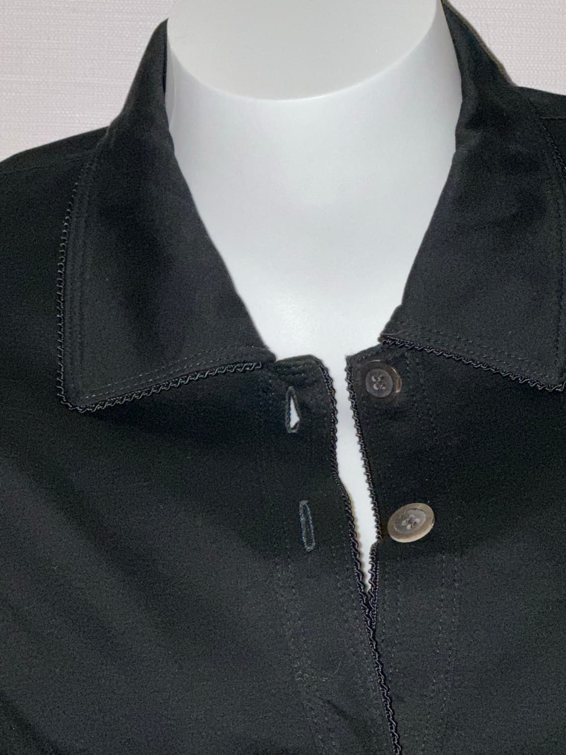 빈티지 6부 크롭 셔츠 상품이미지4