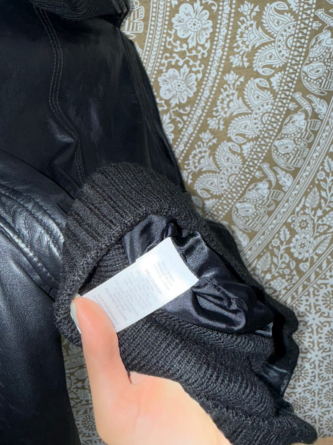 쥬시꾸뛰르 하이넥 양가죽자켓  상품이미지7