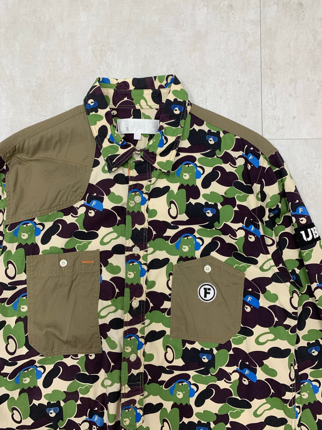 푸부 밀리터리 셔츠 상품이미지3