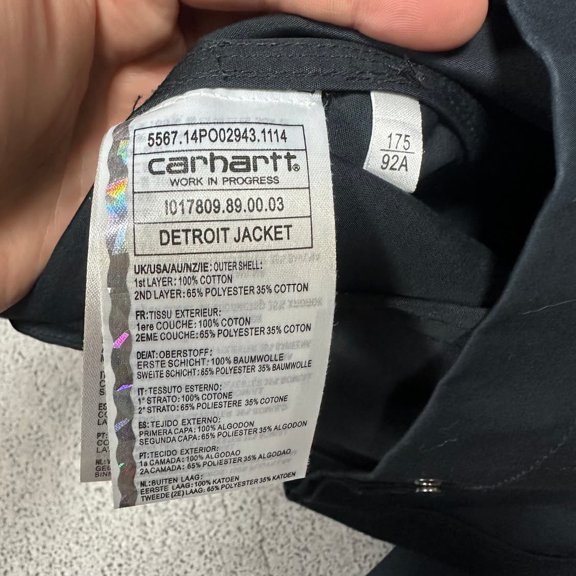✨ (바배) 칼하트 WIP 디트로이트 투웨이 자켓  상품이미지4