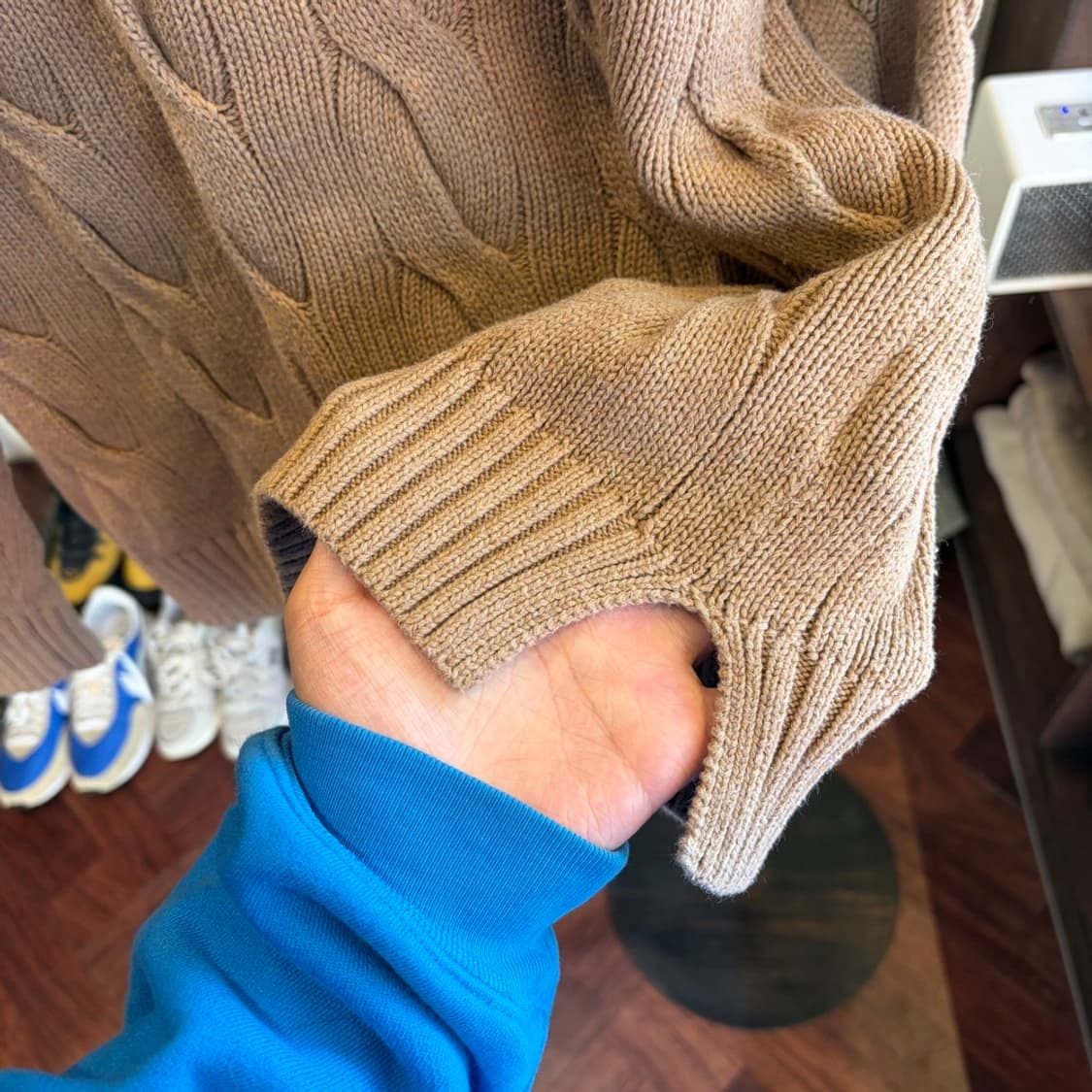 15690 - 폴로 랄프로렌 베이지 케이블 니트 상품이미지7