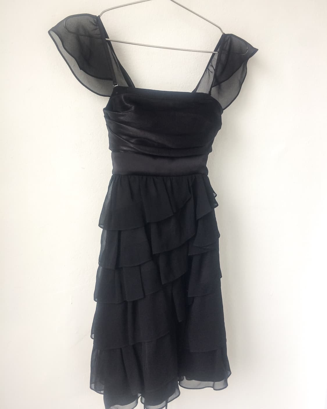 Unbalanced layer point sleeveless one pi 상품이미지5